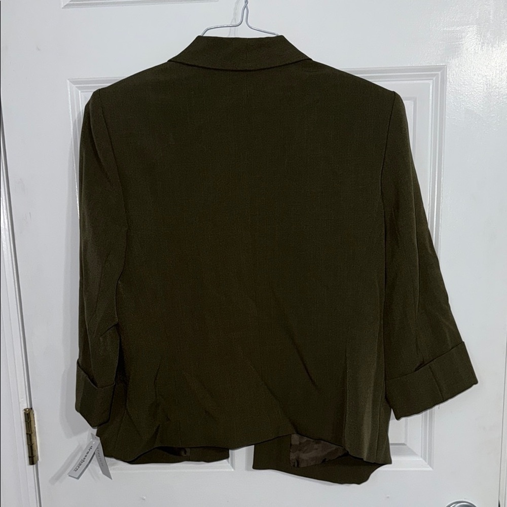 Olive Green Women's Jacket - Picture 4 of 5